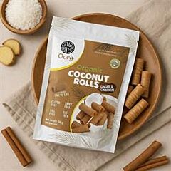 Coconut Rolls Ginger Cinnamon (100g)