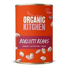 Organic Borlotti Beans (400g)