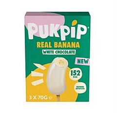 Pukpip White Choc Dip Banana (3 x 70g box)