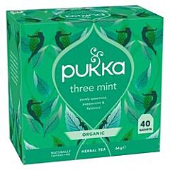 Pukka Organic Three Mint 40s (40 sachet)