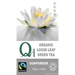 Org Gunpowder Loose Leaf Tea (100g)
