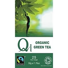 Organic Fairtrade Green Tea (25bag)