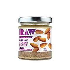 Org Raw Whole Almond Butter (170g)