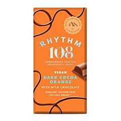 Chocolate Tablet Cocoa Orange (100g)