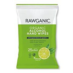 Organic Alcohol Hand Wipes (15x20cmpack)