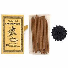 Tibetan Sandalwood Incense Set (30sticks)