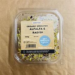 Org Sprouted Alfalfa & Radish (100g)