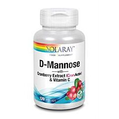 D-Mannose w/CranActin 120ct (120vegicaps)