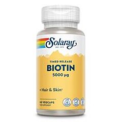 Biotin 5000ug (60vegicaps)
