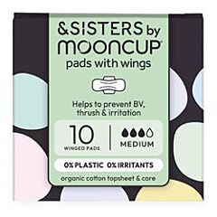 Organic Cotton Pads With Wings (10pads)