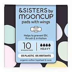 Organic Cotton Pads With Wings (10pads)