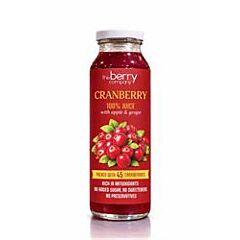 Cranberry Juice Glass Bottle (250ml)
