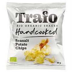 Org Handcooked Seasalt Crisps (40g)