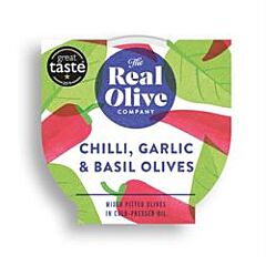 Chilli Garlic and Basil Olives (160g)