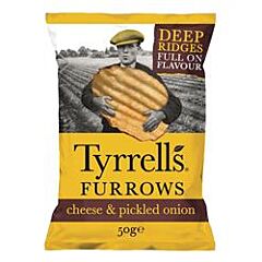 Furrows Cheddar Onion Crisps (150g)