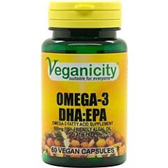 Omega-3 DHA:EPA (60vegicaps)