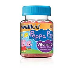 Wellkid Peppa Pig Vitamin D (30gummies)