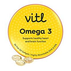 Vitl Omega 3 (30softgels)