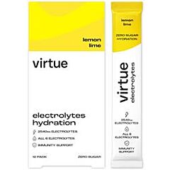 Virtue Electrolytes Lemon Lime (12 x 5g sachet)