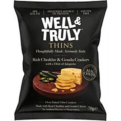 Cheezy Thins with Jalapeno (70g)